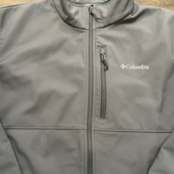 New Columbia Men’s Ascender Soft shell Jacket Size XXL tall Full Zip Gray NWT - Picture 4 of 14